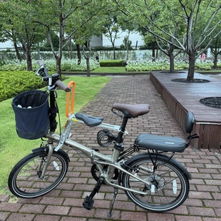 适配迪卡侬Fold500/560后座架20寸折叠车后衣架尾架titl100/120