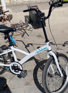 适用迪卡侬儿童自行车加高把立车把连接杆增高器车头立管把心竖管