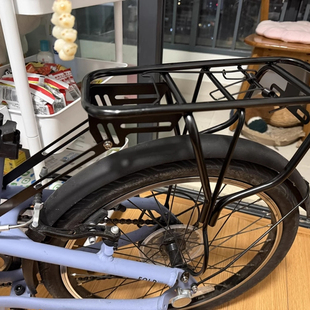 适配迪卡侬Fold500/560 tilt100/120后座架20寸折叠车后衣架尾架