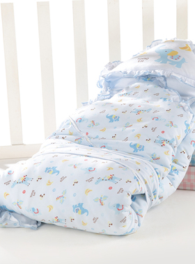 童泰抱被新生婴儿秋冬加厚纯棉抱毯0-3月初生儿用品包被内胆可脱