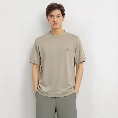 【品牌特卖】D263081462男装2026新款秋冬爱登堡短袖T恤打底衫