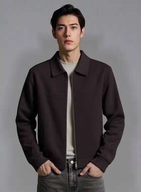 D263021323爱登堡男装2026专柜同款秋装新款商务休闲夹克时尚茄克