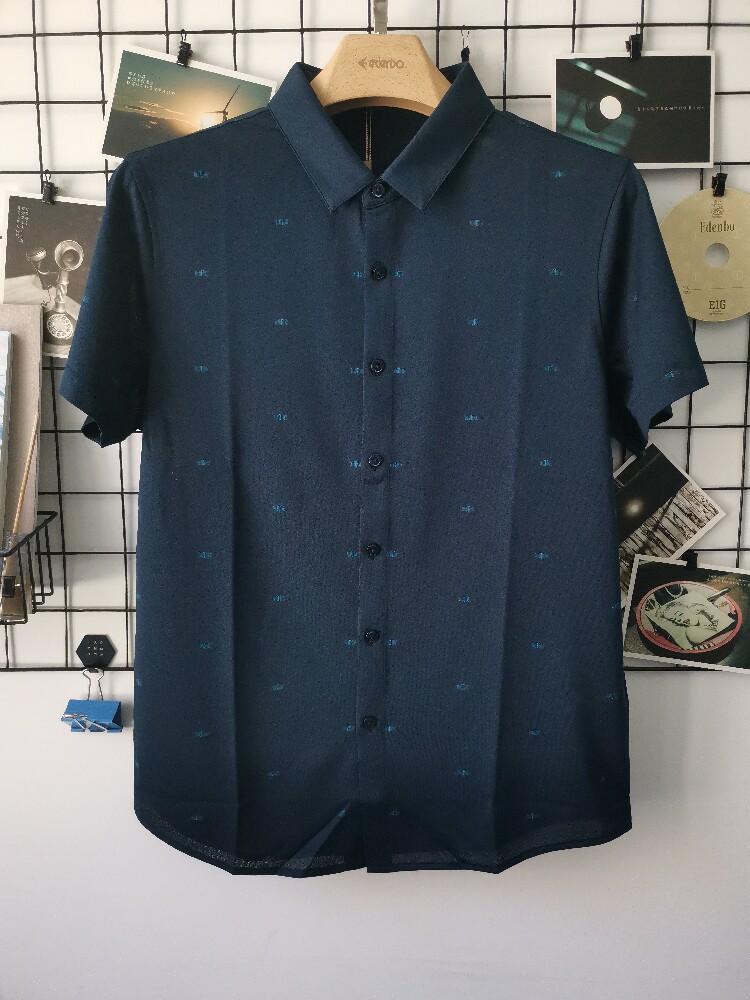 6202815601爱登堡男装正品新款夏装短袖衬衫特价