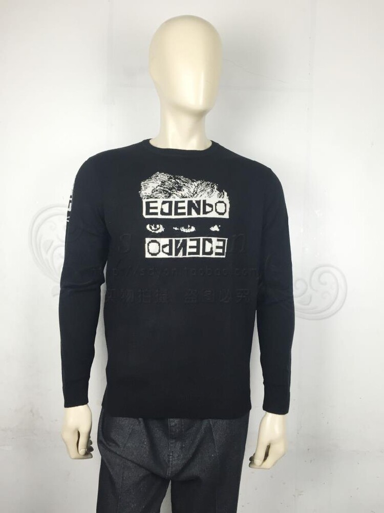 36213795爱登堡专柜正品秋季装新款时尚商务休闲圆领针织衫毛衫