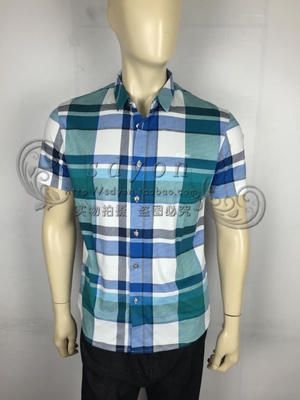 爱登堡男装35119812-17正品新款夏装短袖衬衫 特价