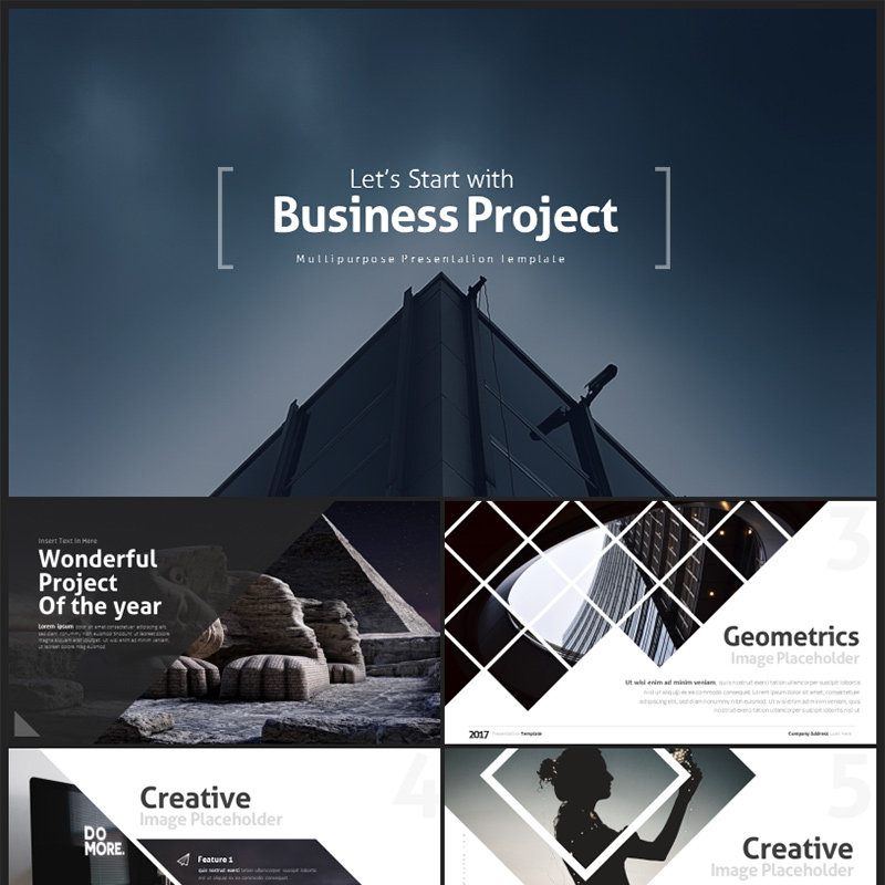 ppt模板高端大气简约高级商务动态时尚ppt摄影炫酷图片展示ppt