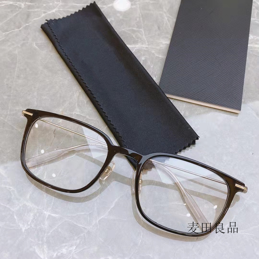 白敬亭同款商务纯钛龙新款MB0100O男女时尚光学架轻盈板材 眼镜框