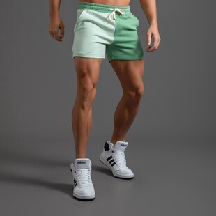 男士撞色口袋系带短裤 Men's color-blocked pocket shorts