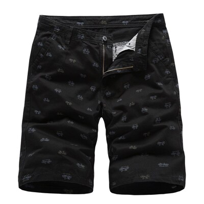 Men's summer overalls sports casual five-point pants