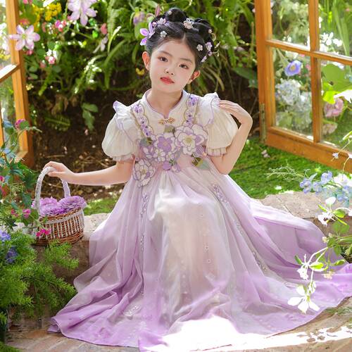 汉服女童2026新款夏季儿童古风公主裙宝宝超仙裙子中国风古装夏款