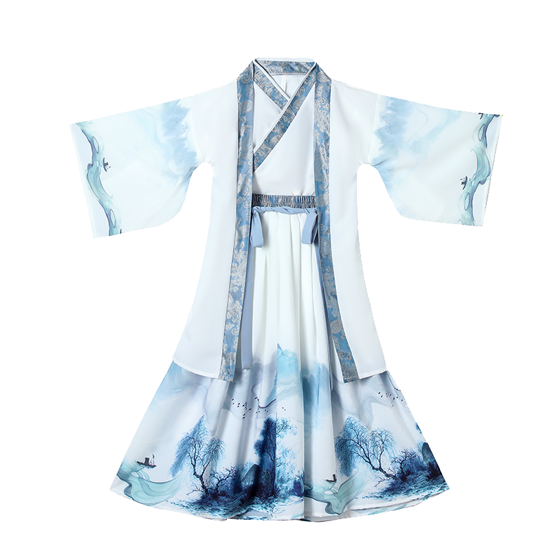 安妮优儿薄款夏季男童汉服
