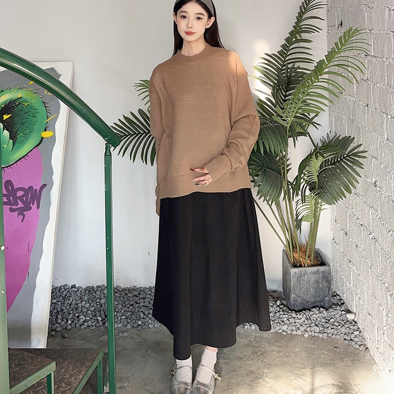 孕妇半身裙春秋款中长款a字裙