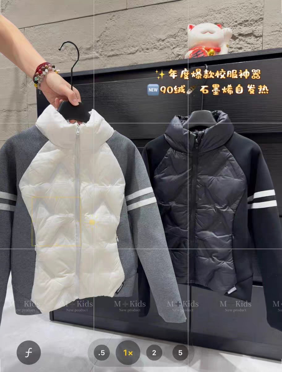 女童羽绒服2025秋冬款洋气男童白鸭绒内胆中大童连帽校服神品