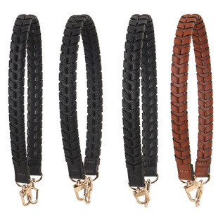 腋下手提带子包包配单肩编织手拎带女手提包带子配件黑色特色