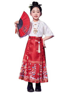 机器虎幼儿园中国风啦啦队演出服