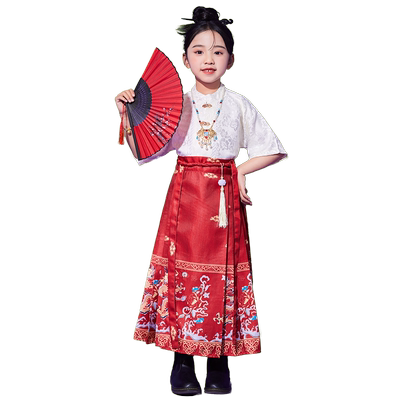 机器虎幼儿园中国风啦啦队演出服