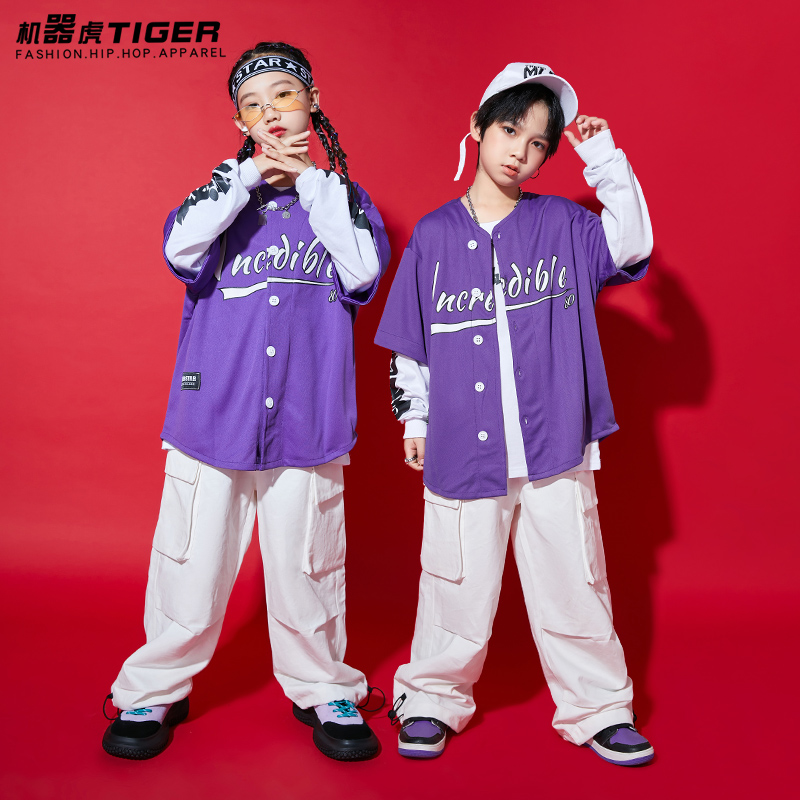 儿童街舞潮服嘻哈表演服