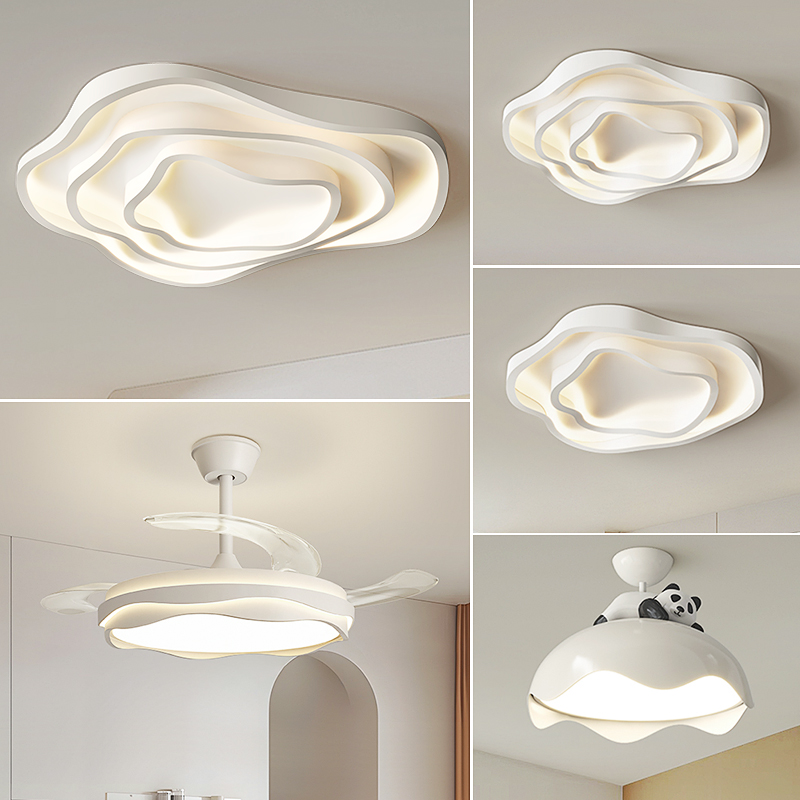 创意玫瑰圆形客厅主灯吸顶灯现代简约大气2025新款全光谱中山灯具