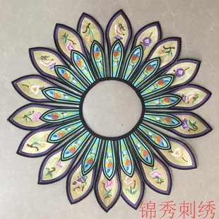 明制汉服上衣配饰 云肩假领子女百搭 超仙重工刺绣披肩