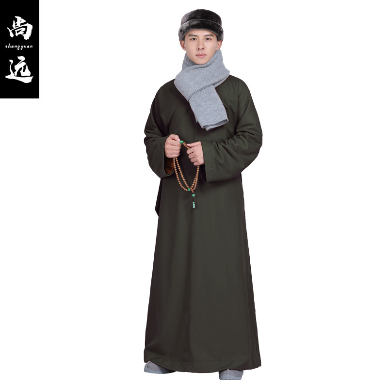 SHANG YUAN SHANG YUAN WINTER BEEP PLUS VELVET LONG COAT MONK CLOTHES SHORT COATS MONK CLOTHES COATS LONG ROBES MONK ROBES MONK CLOTHES ARHAT COATS