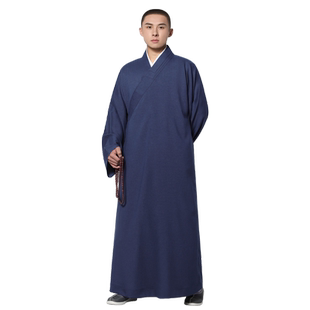 尚远四季丝麻棉僧服长褂短褂罗汉褂套装大褂小褂中褂僧衣