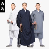 僧装 尚远夏季 丝光棉僧服长褂男女僧人服饰大褂长衫 僧衣
