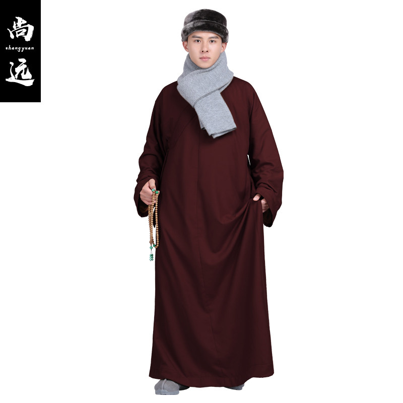 SHANG YUAN SHANG YUAN WINTER BEEP PLUS VELVET LONG COAT MONK CLOTHES SHORT COATS MONK CLOTHES COATS LONG ROBES MONK ROBES MONK CLOTHES ARHAT COATS