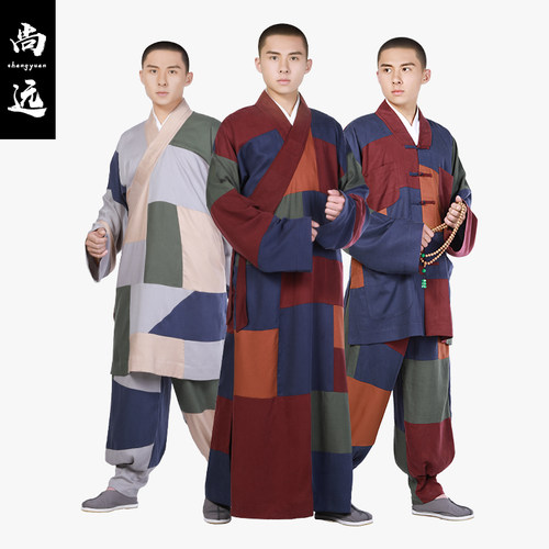 百衲衣长褂僧服长衫大褂僧衣