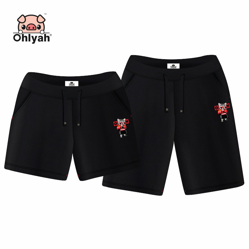 Ohlyah2025新款情侣装运动短裤女士夏季休闲裤子沙滩裤热裤中高腰,女装/女士精品,休闲裤,淘宝优惠券,粉丝福利购,淘宝优惠卷