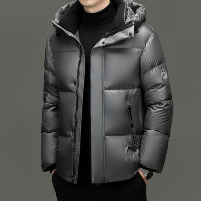 可脱卸帽常规款时尚都市外穿300g及以上（含）羽绒服