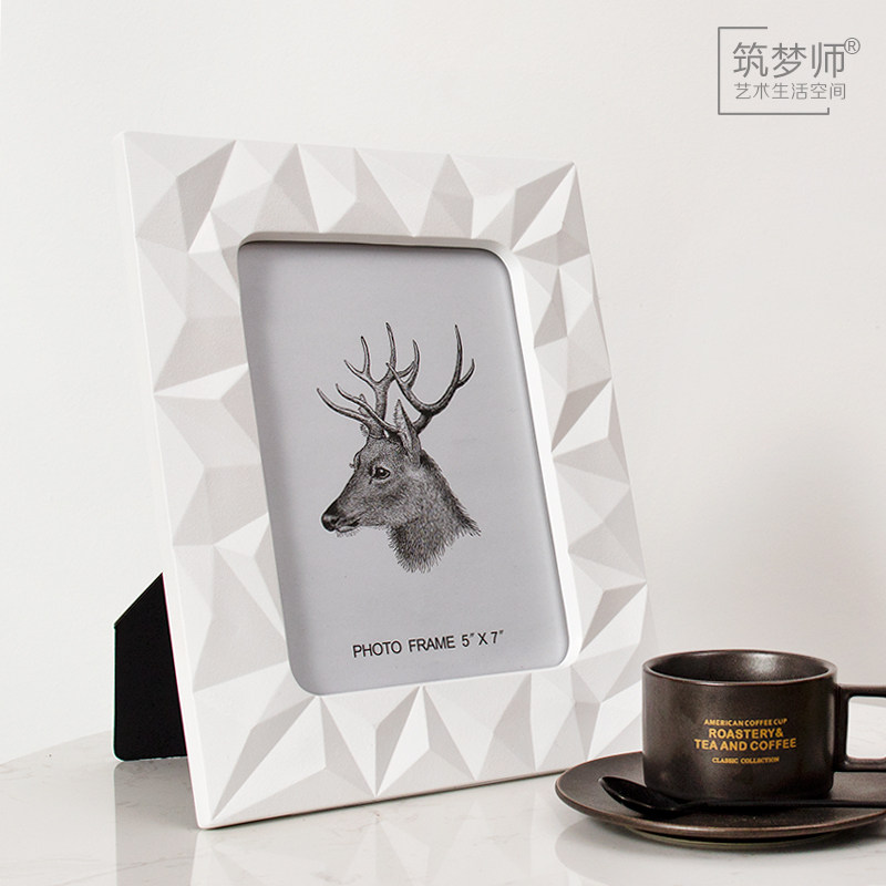 Dream division Matte Geometry ceramics Photoframe 67 Northern Europe Simplicity originality Photo Frame Swing sets Open Housesin the Home accessories , Frame/Frames  category - from Buy2taobao.com to provide professional Taobao agent buy service