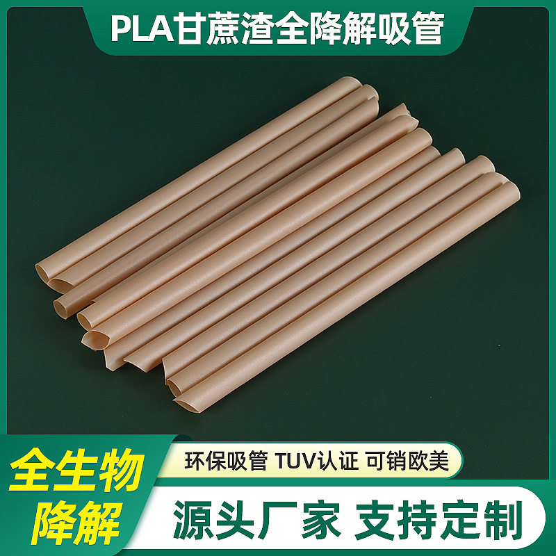 全生物降解PLA一次性吸管甘蔗渣