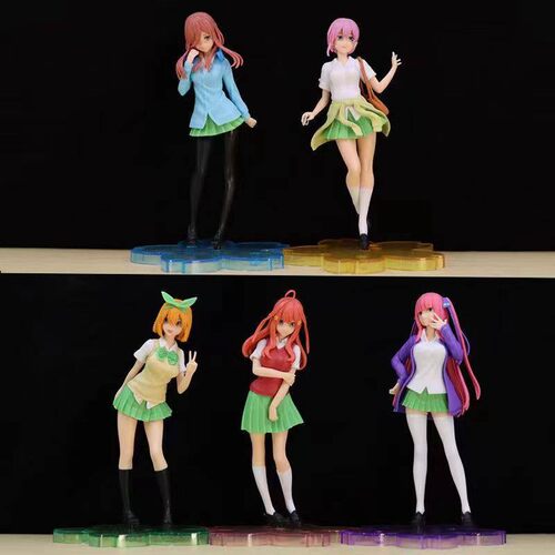 花嫁新娘五等分的美少女日本塑胶公仔手摆件娃娃机蛋糕装饰