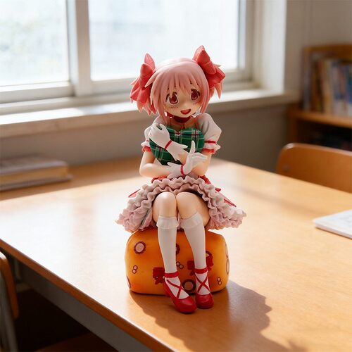 魔法少女小圆鹿目园香周边二次元魔法美少女丘比景品模型手摆件