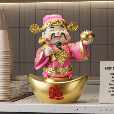 财神爷摆件乔迁开业礼物