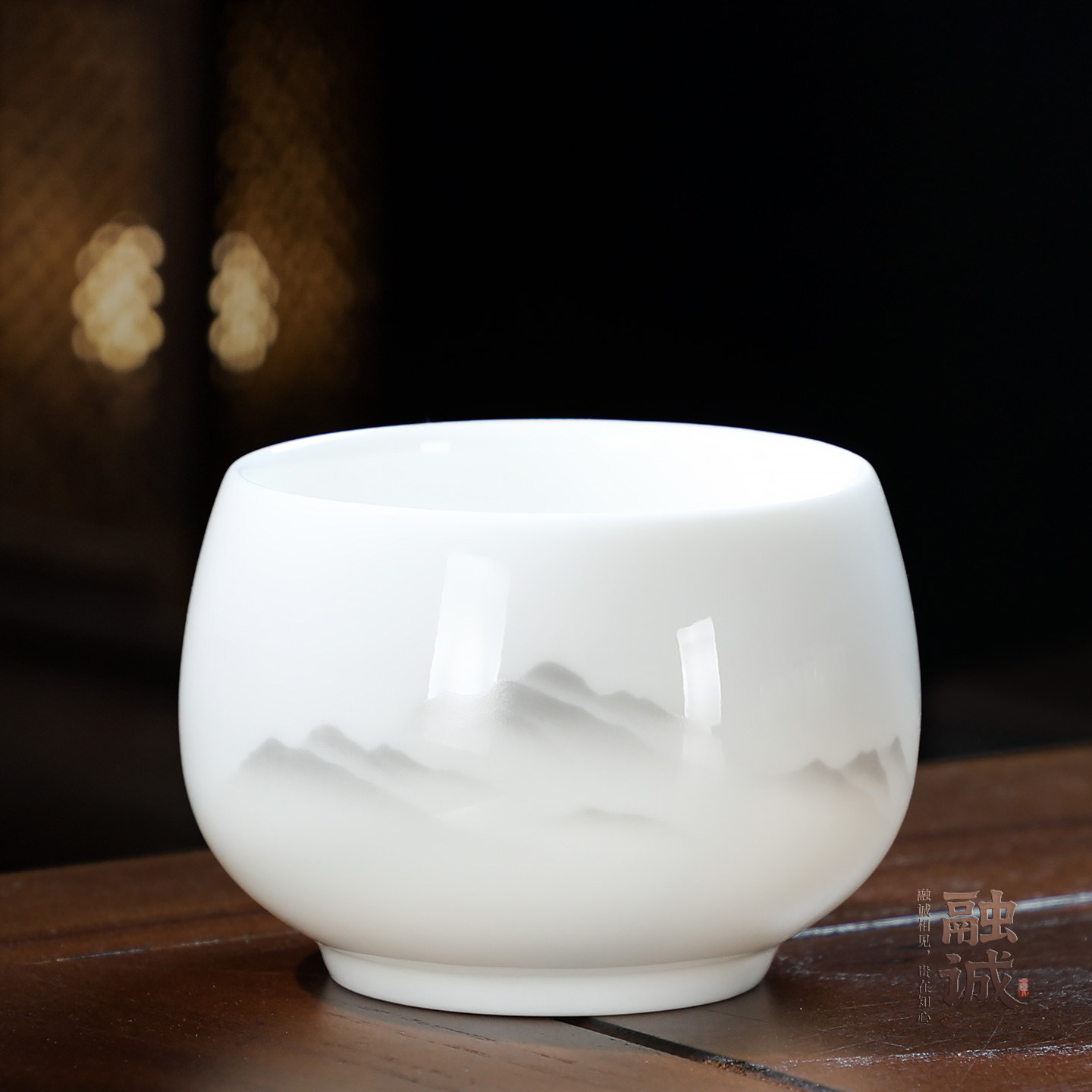 羊脂玉瓷茶杯主人杯单个陶瓷功夫泡茶杯个人喝茶专用精致高档茶盏,餐饮具,茶杯,淘宝优惠券,粉丝福利购,淘宝优惠卷