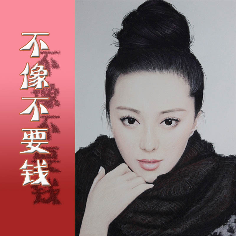 素描画像手绘头像照片定制人像画真人代画肖像画人物彩铅自画像