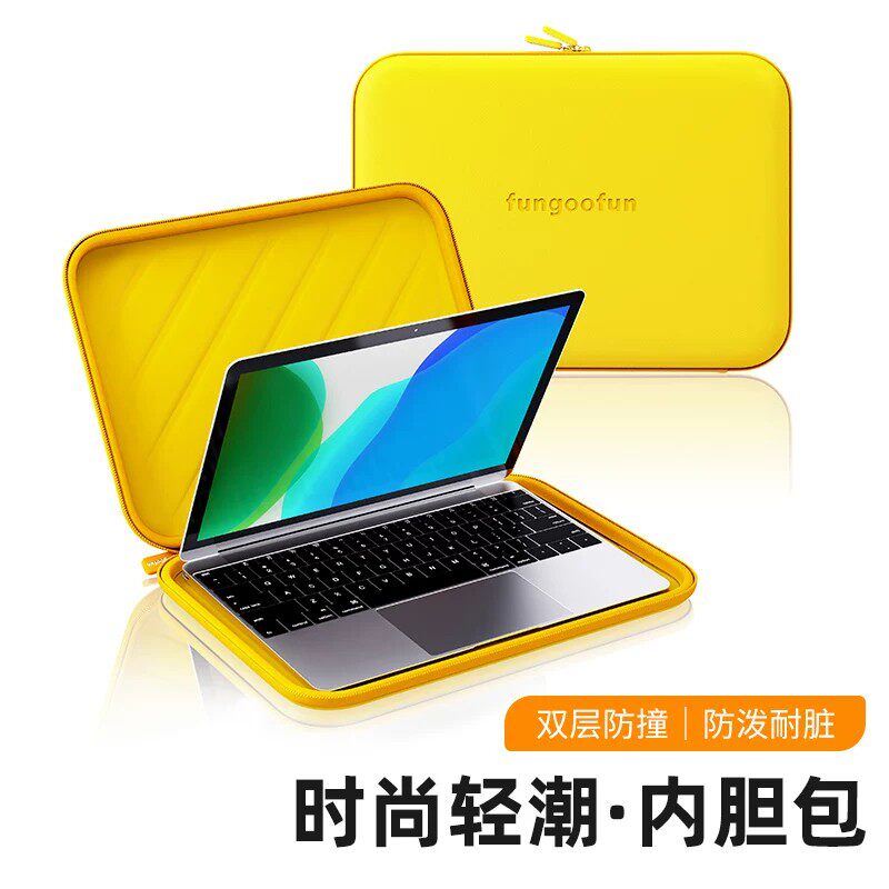 电脑内胆包适用于华为matebook14英寸苹果笔记本保护套macbook13寸air硬壳12防水M4防震pro16联想小新15