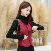 背心坎肩内胆 显瘦白鸭绒保暖短款 女士羽绒马甲秋冬季 内穿轻薄修身