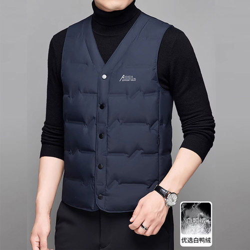 羽绒马甲男款秋冬季保暖背心