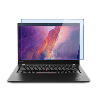 酷奇免贴屏幕膜适用thinkpad笔记本x395挂式2022联想e480电脑保护膜x1钢化膜carbon防蓝光14寸护眼13.3寸x390