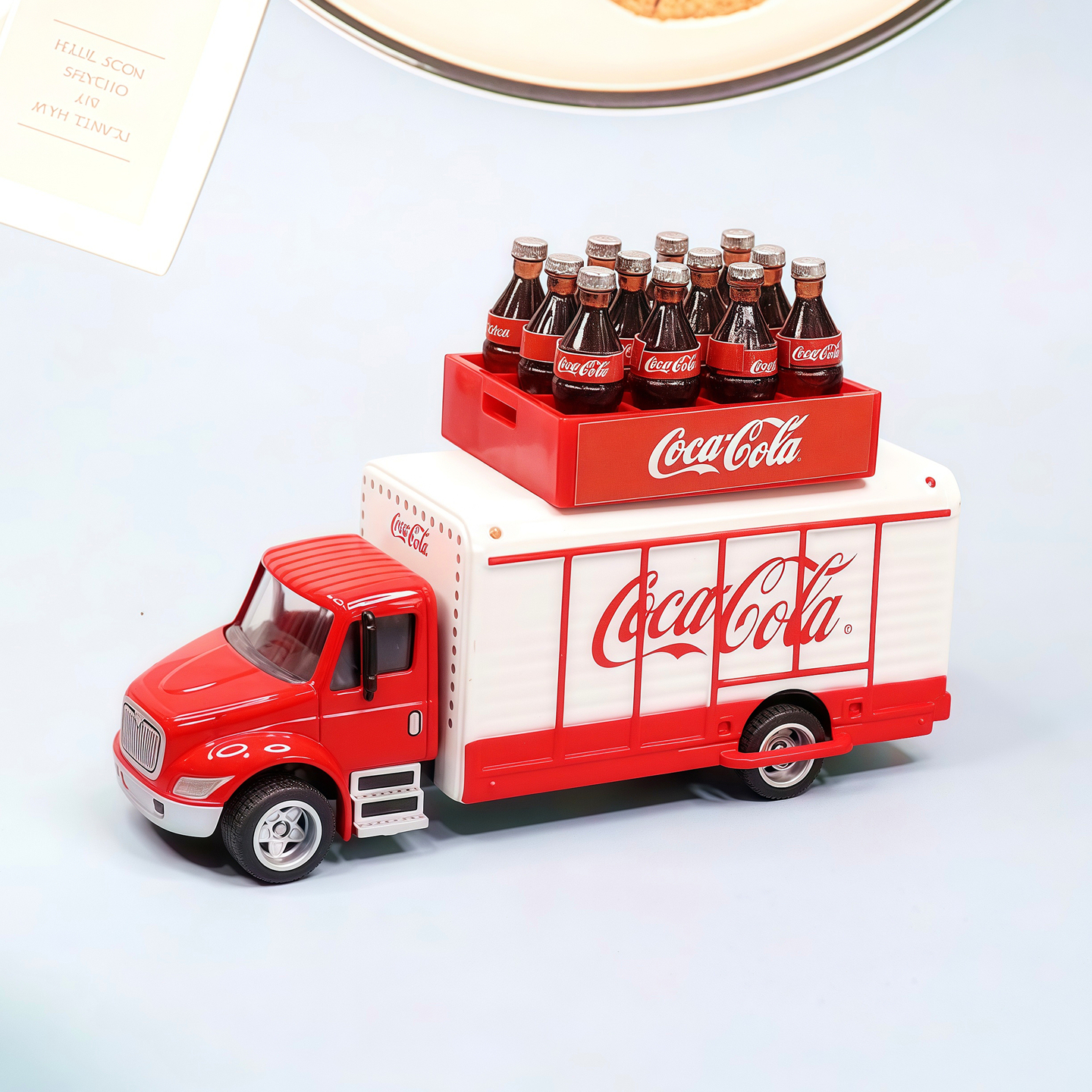 可口可乐合金运输货车货柜车164