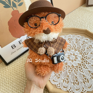 jellycat18cm小狐狸毛绒玩偶公仔玩具娃娃衣20cm裙子睡衣帽子围巾