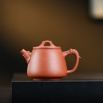 宜兴紫砂壶手工豆青泥高石瓢