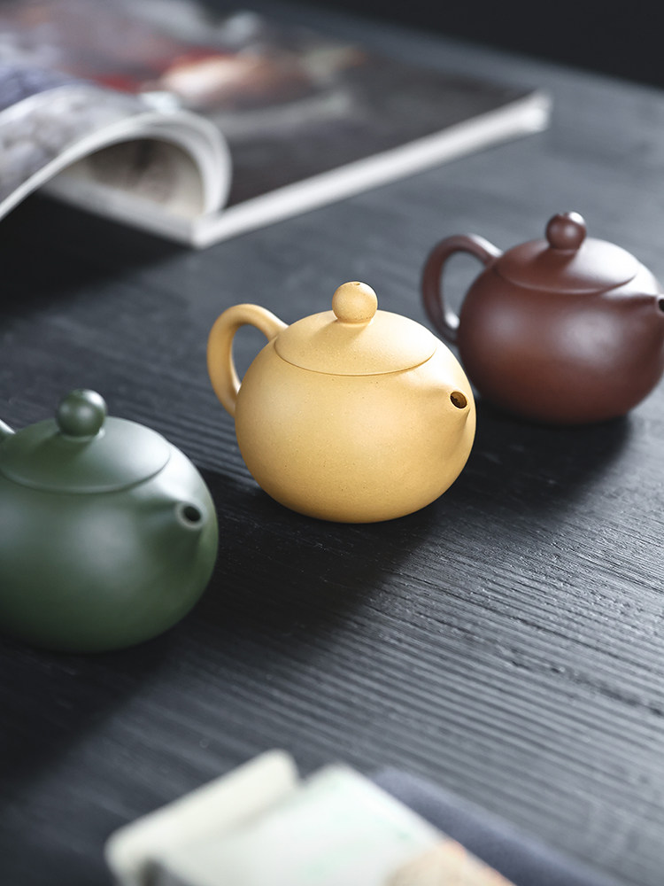 紫砂壶 宜兴原矿紫砂手工迷你小小西施壶 家用泡茶茶具