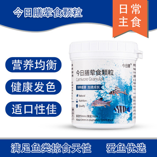 今日膳中国颗粒三湖慈鲷增色繁殖