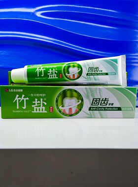 6支装LG竹盐牙膏115g清新