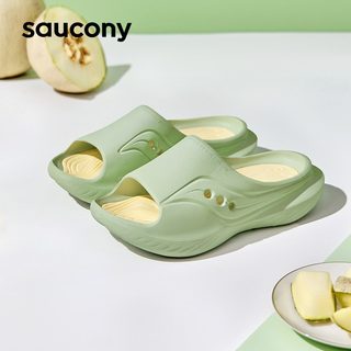 Saucony索康尼哈密瓜Cradle摇篮运动拖鞋女eva沙滩厚底外穿防滑男