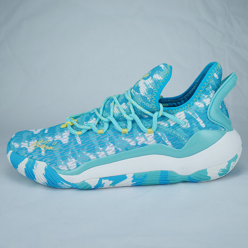 安踏男鞋汤普森kt轻骑兵5代耐磨防滑透气缓震低帮篮球鞋112021608