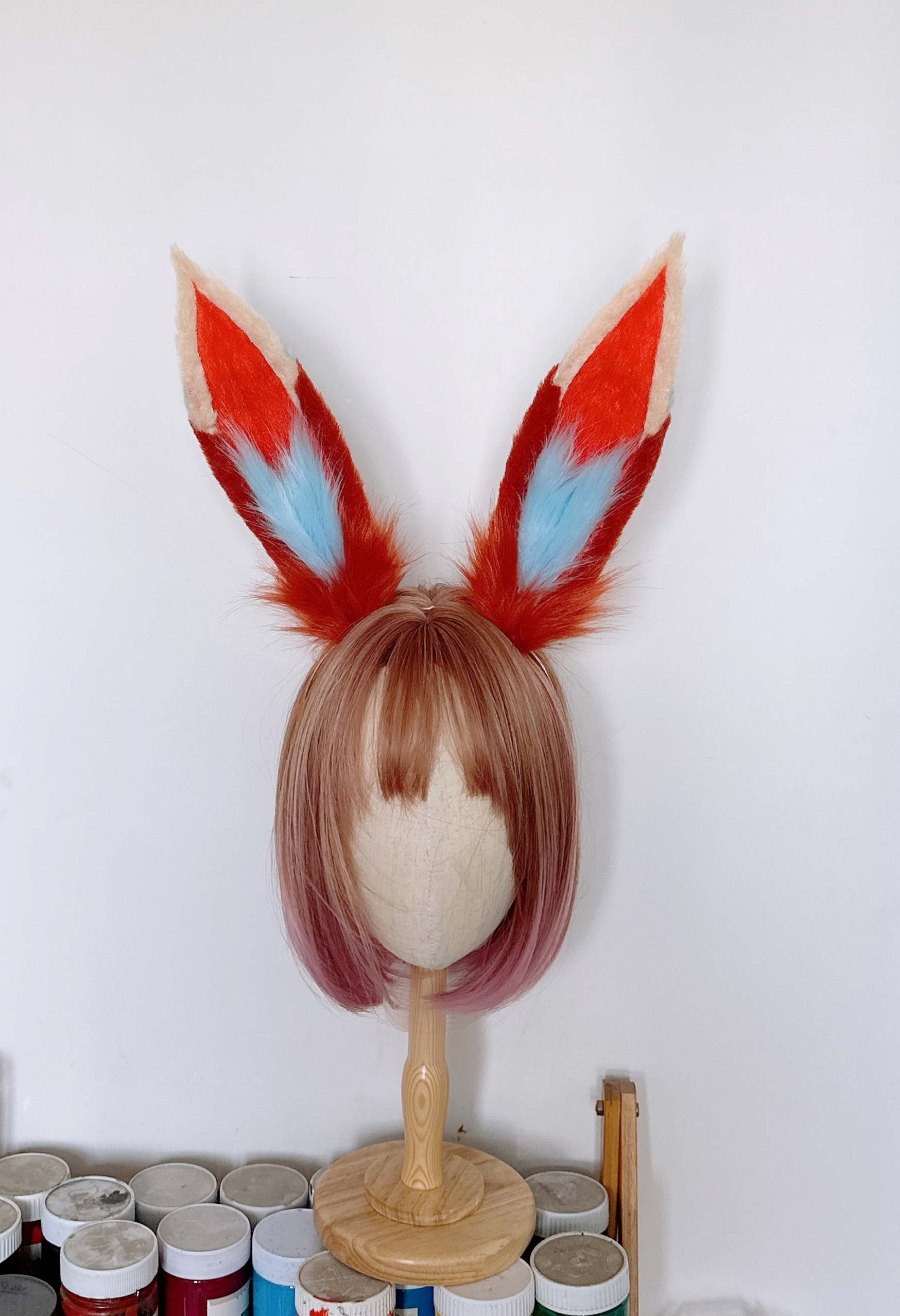 英雄联盟阿萝拉耳朵尾巴cos道具定做